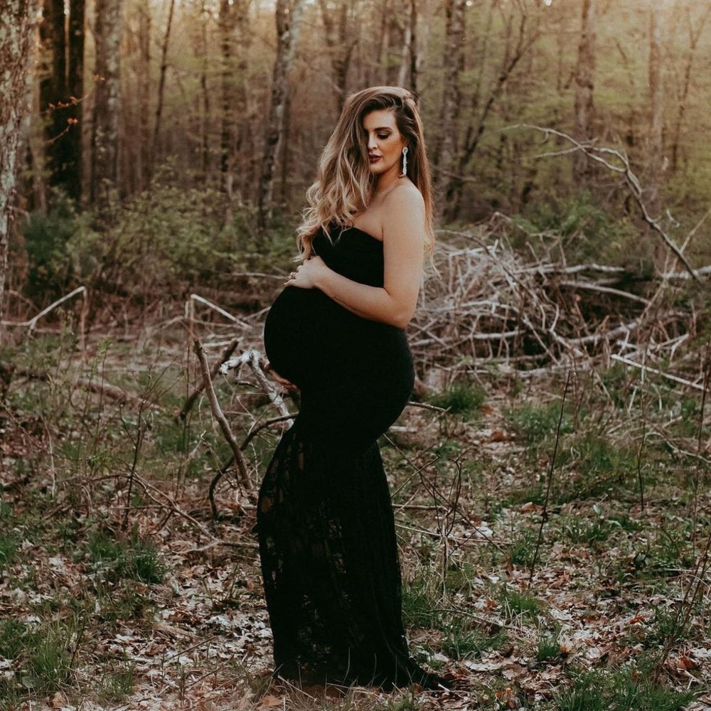 Sewtrendy accessories  black lace strapless dress